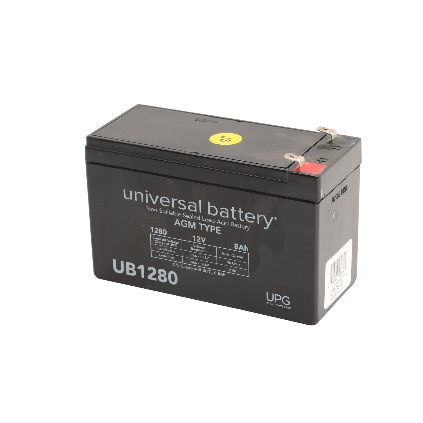 Hysecurity 8Ah 12V AGM Gate Opener Battery - Reliable Power