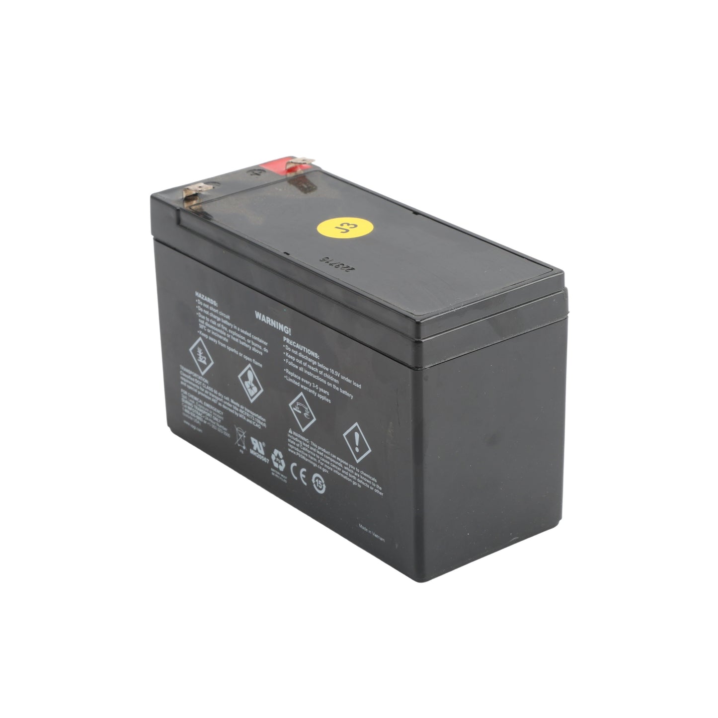 Hysecurity 8Ah 12V AGM Gate Opener Battery - Reliable Power