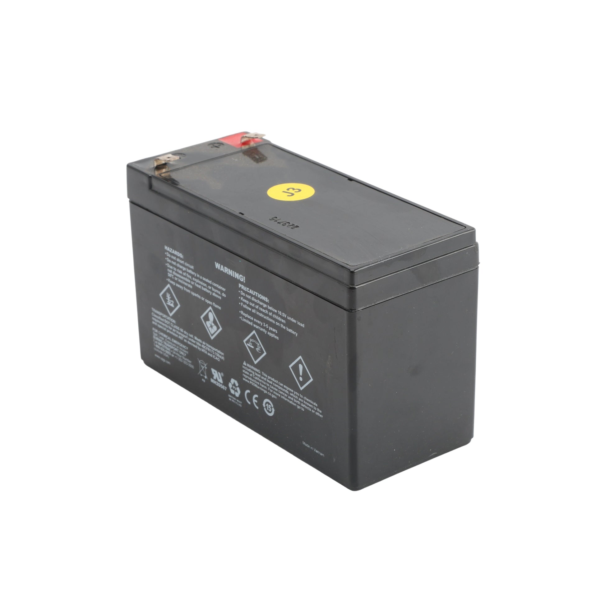 Hysecurity 8Ah 12V AGM Gate Opener Battery - Reliable Power