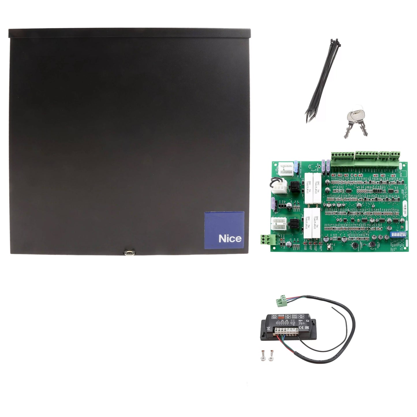 Nice Apollo CBOX636 Control Box Kit with 636 Board for Gate Openers