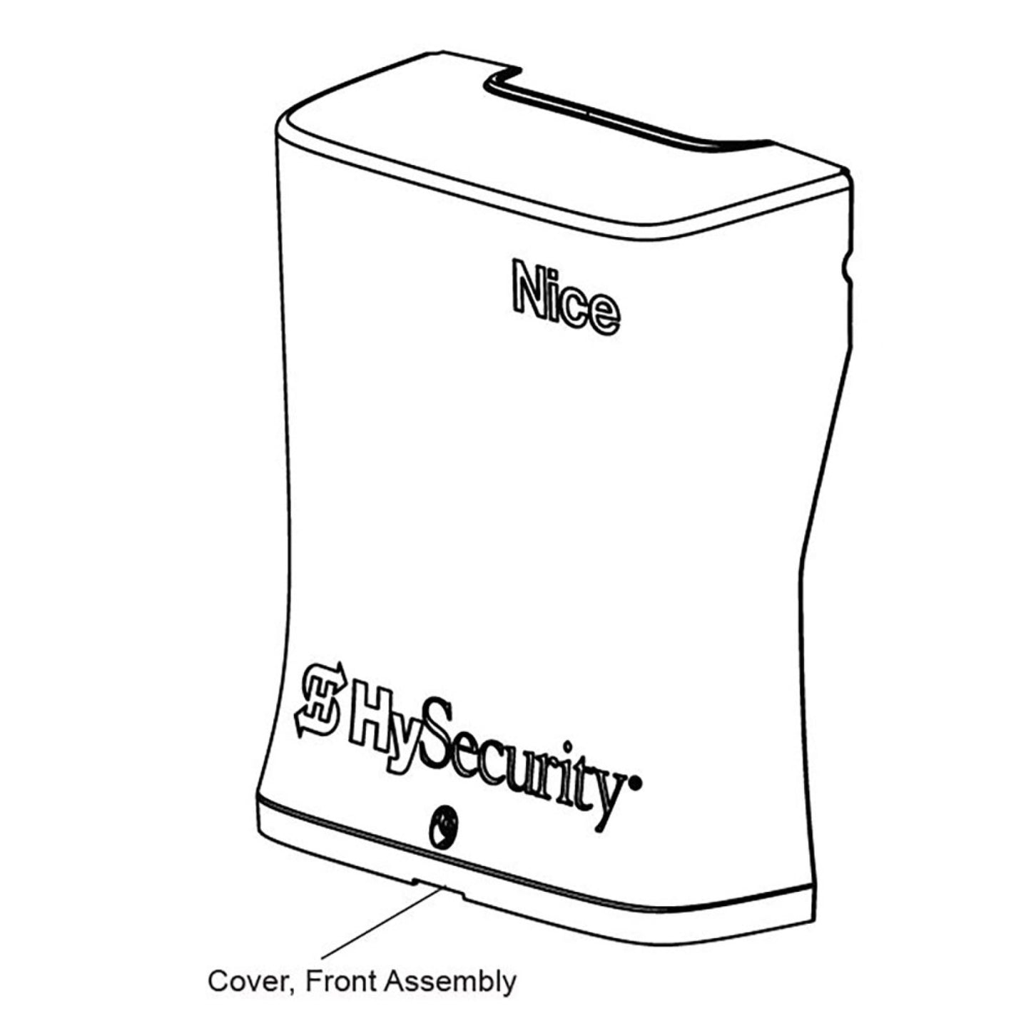 Nice Apollo Gate Opener Front Cover for SlideSmart SwingSmart CNX Models