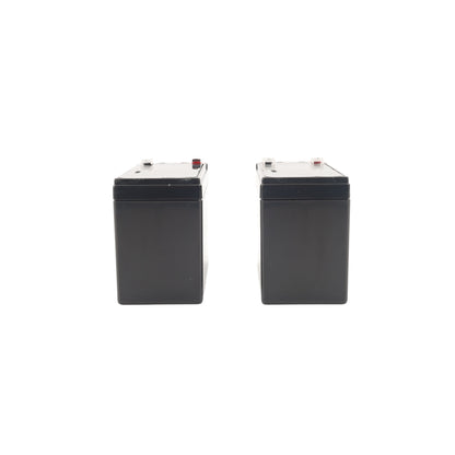 HySecurity 7Ah 12V Sealed Lead-Acid Replacement Battery Kit (2-Pack)