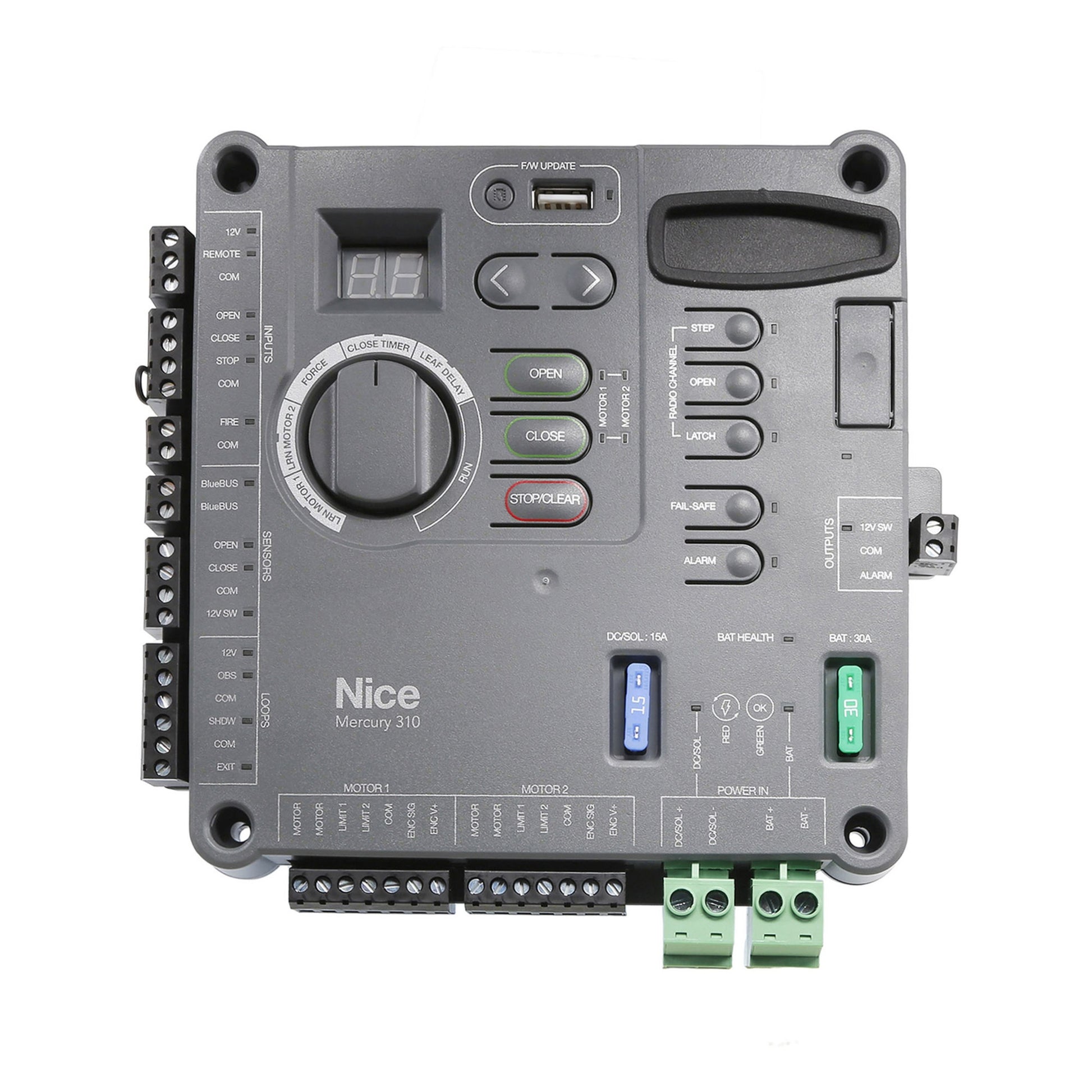 Nice Apollo Solar Smart Gate Opener Controller Kit with Mercury 310 Board