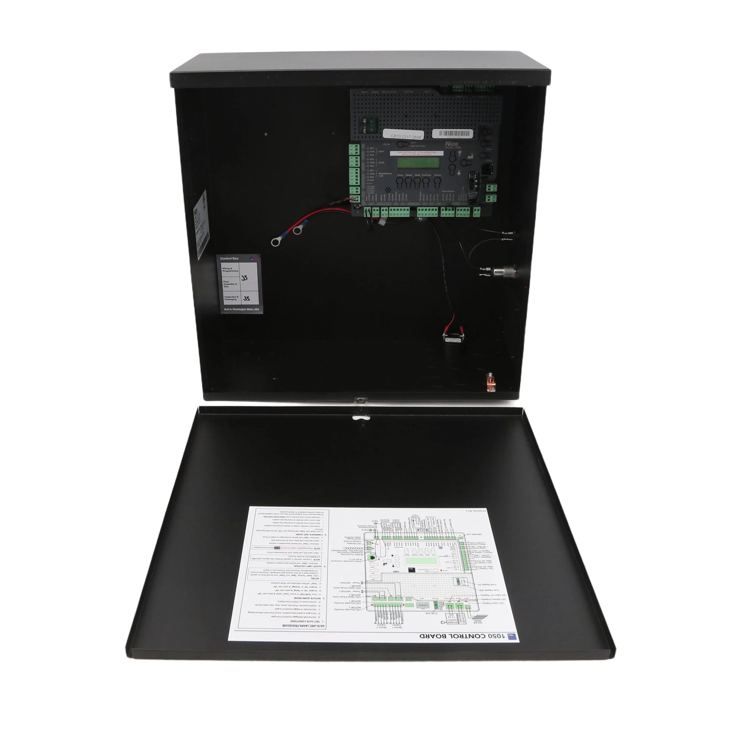 Nice Apollo TITAN 912L1 Single Swing Gate Opener Kit w/ 1050 Control Board