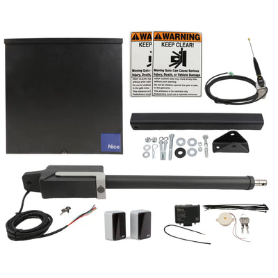 Nice Apollo TITAN 912L1 Single Swing Gate Opener Kit w/ 1050 Control Board