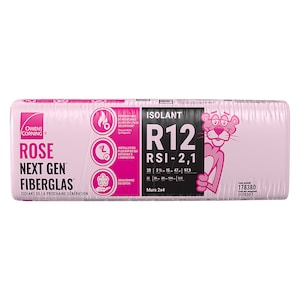 Owens Corning R-12 PINK NEXT GEN Fiberglas Insulation Batts, 98 sq. ft. Coverage