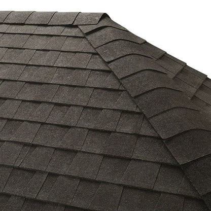 GAF Seal-A-Ridge Charcoal Hip Ridge Cap Shingles, 25 Linear Feet, 45 Pieces