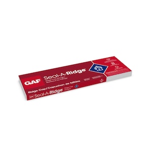 GAF Seal-A-Ridge Charcoal Hip Ridge Cap Shingles, 25 Linear Feet, 45 Pieces