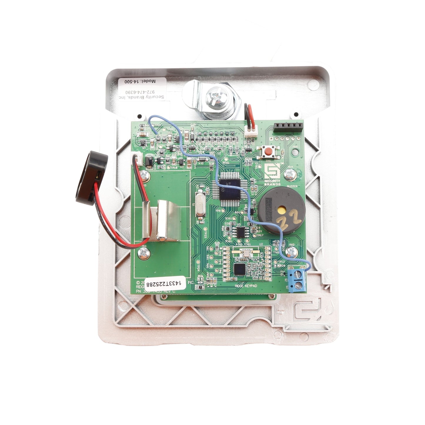 Nice Apollo Ridge-433 Wireless Digital Keypad with Receiver for Gate Access