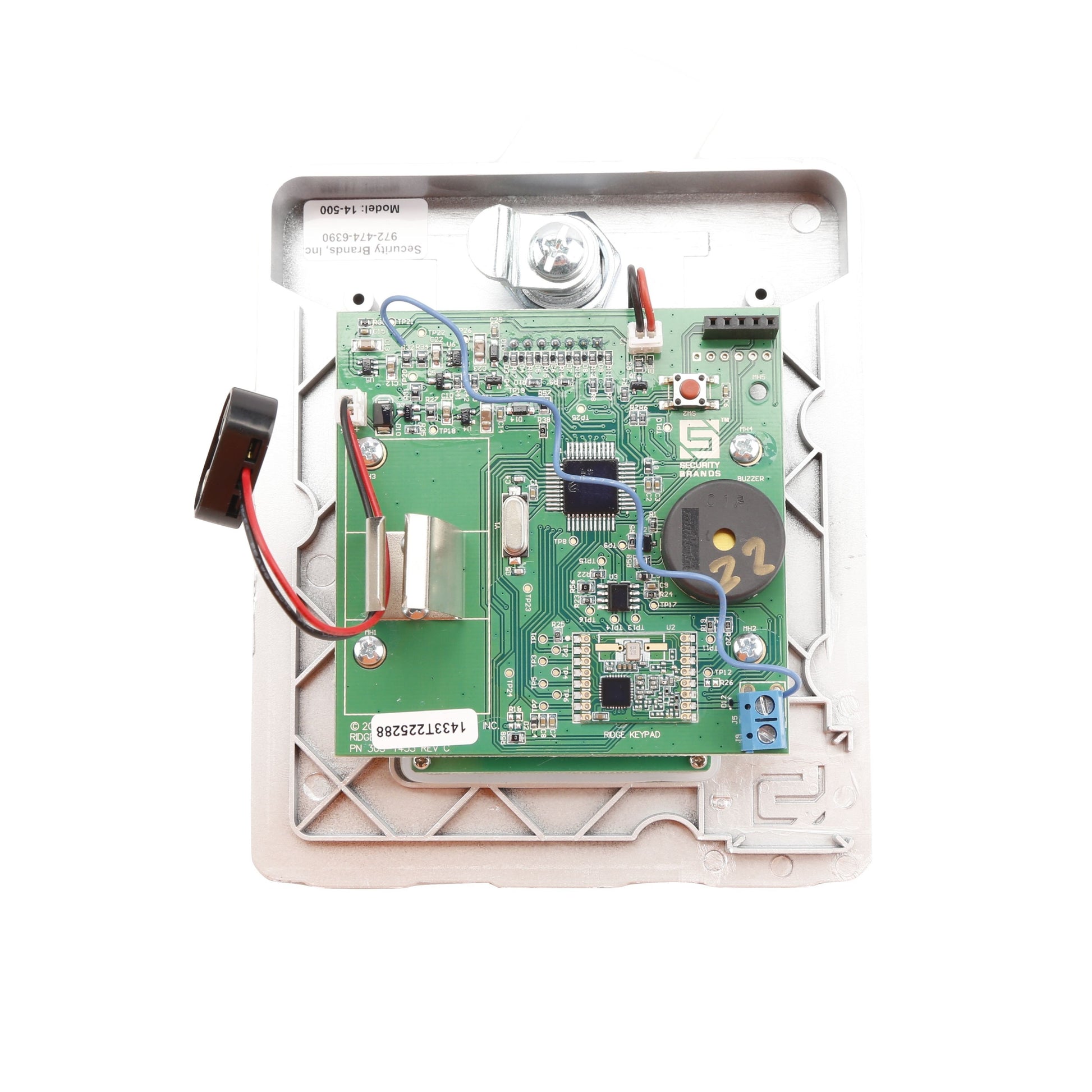 Nice Apollo Ridge-433 Wireless Digital Keypad with Receiver for Gate Access