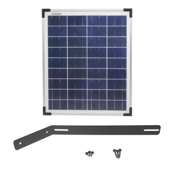 Efficient 20 Watt 12V Solar Panel Kit with Mounting Bracket for Gate Openers