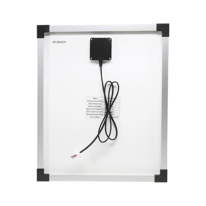 Efficient 20 Watt 12V Solar Panel Kit with Mounting Bracket for Gate Openers