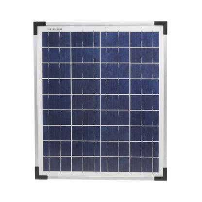 Efficient 20 Watt 12V Solar Panel Kit with Mounting Bracket for Gate Openers