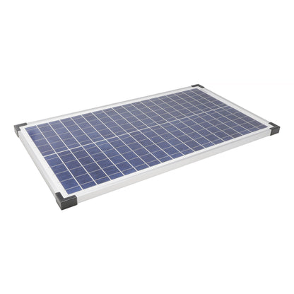 Efficient 30-Watt Solar Panel with Mounting Bracket for 12V Gate Openers