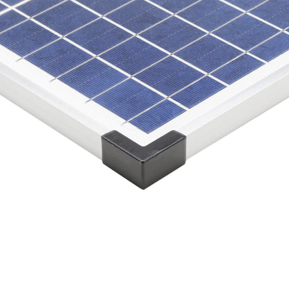 Efficient 30-Watt Solar Panel with Mounting Bracket for 12V Gate Openers