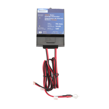 7-Amp Solar Battery Charge Controller for Gate Openers (5W-105W Panels)