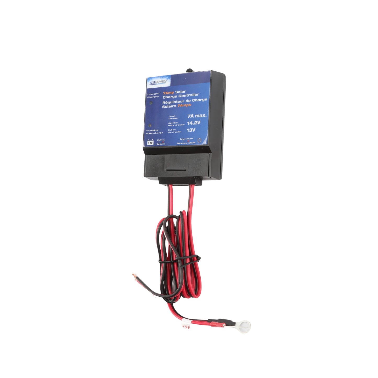 7-Amp Solar Battery Charge Controller for Gate Openers (5W-105W Panels)