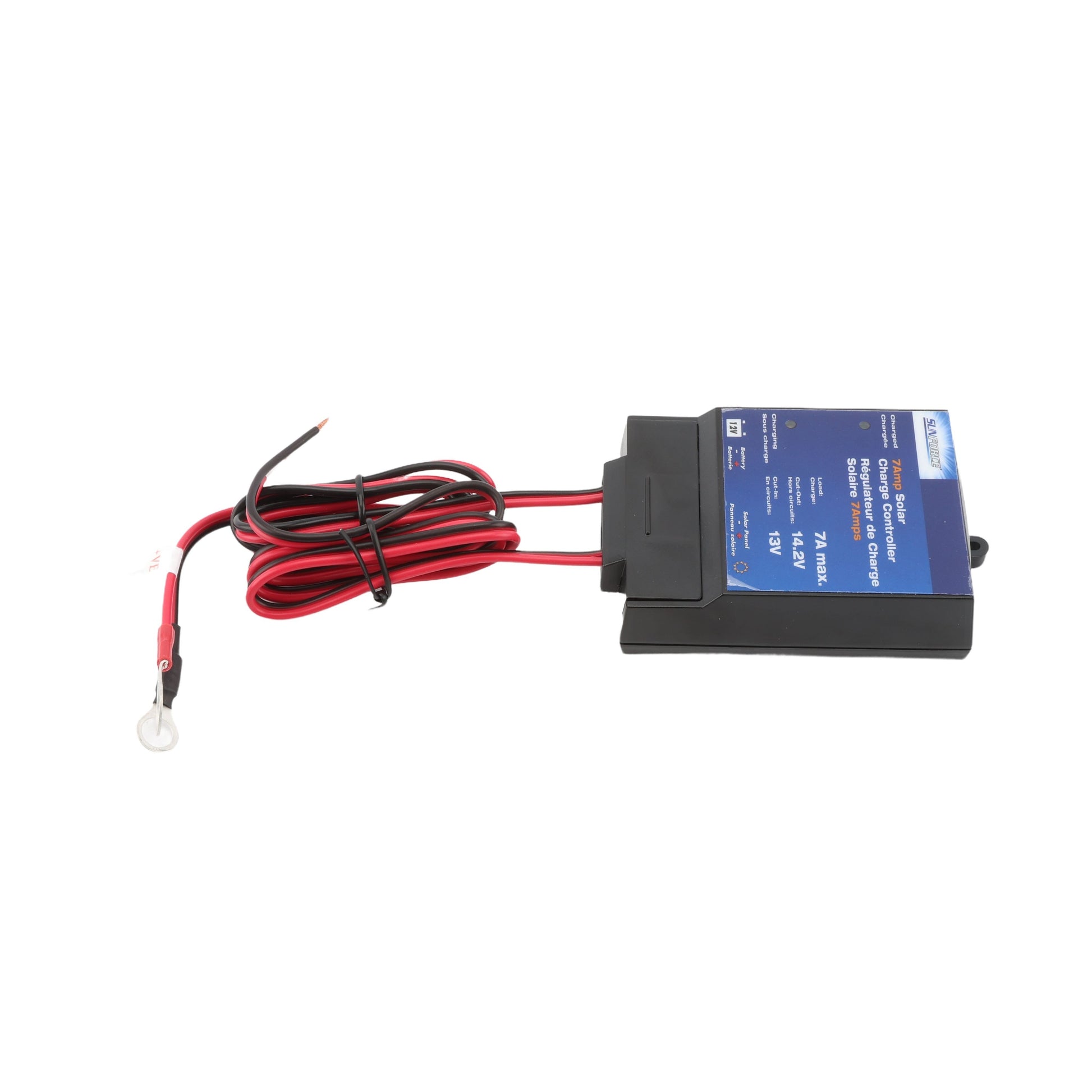 7-Amp Solar Battery Charge Controller for Gate Openers (5W-105W Panels)