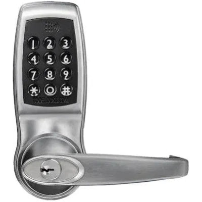 Codelocks Smart Lock with Netcode, Mifare Reader, Brushed Steel 2 3/8"