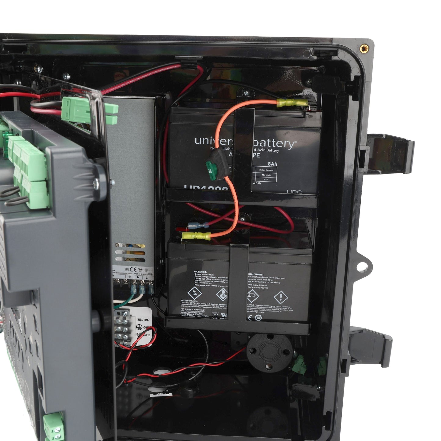 Nice Apollo TITAN 912L1 AC Gate Opener Kit: Single Swing, Battery Backup