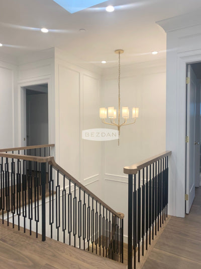 Durable 1/2-inch Square Steel Baluster with Dowel Top, Wrinkled Black Finish