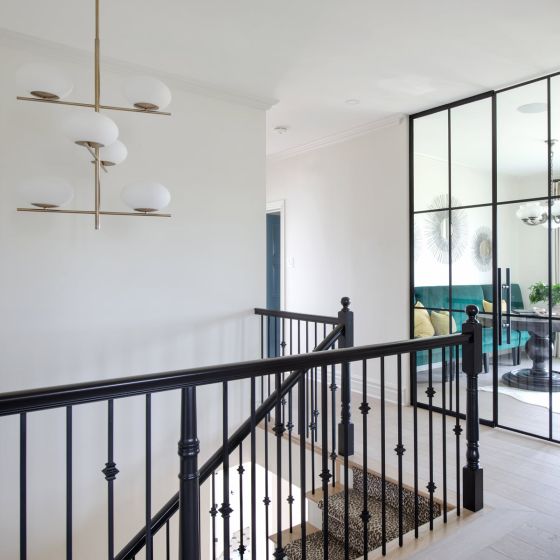 Premium 1/2-Inch Square Steel Baluster, Dowel Top, Single Collar, Satin Black