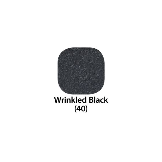 Premium Steel Tube Baluster 1/2 Inch Round Plain Wrinkled Black 44-Inch